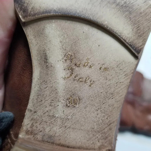 MJUS Brown Suede Leather Strappy Ankle Boots - Picture 13 of 16